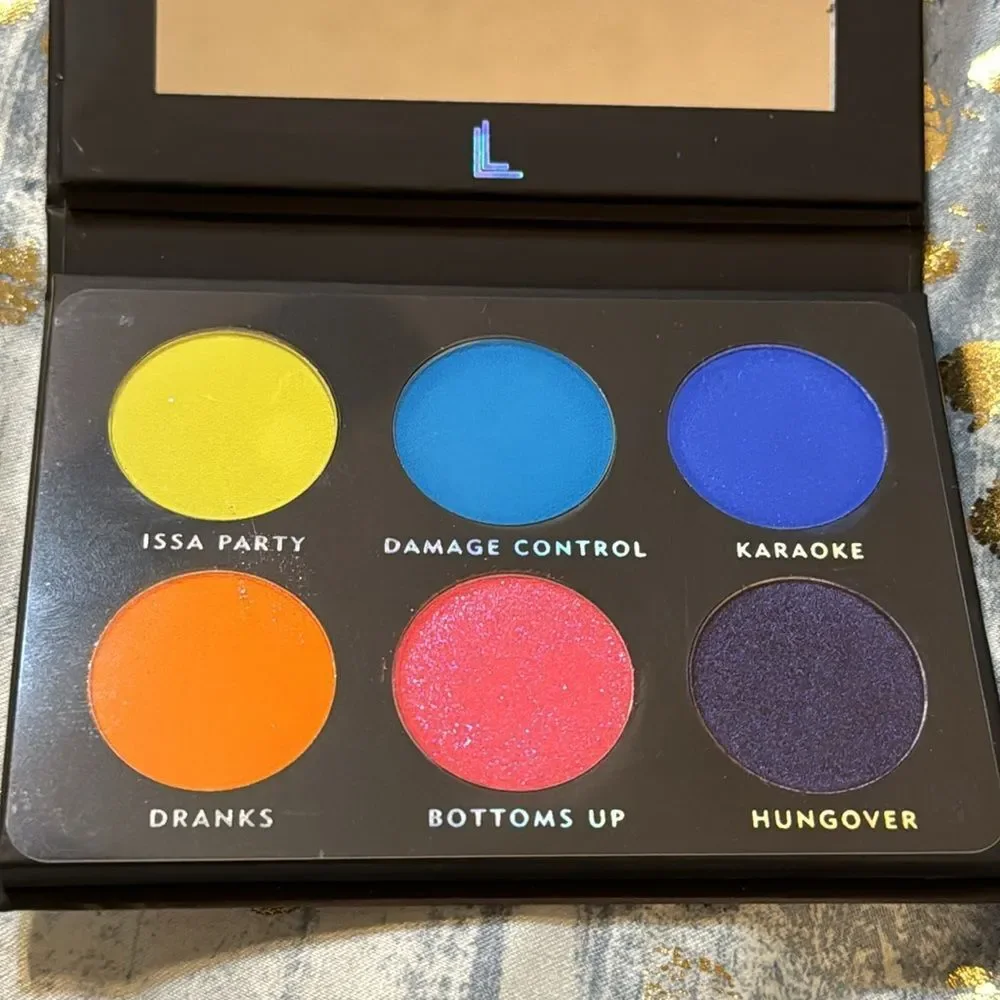 Laura Lee‎ party animal colorful mini eyeshadow palette beauty makeup